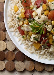 Stir-Fry Fajita, Chicken, Squash, and Corn