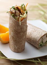 Crunchy Hawaiian Chicken Wrap