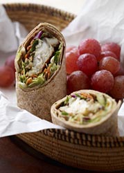 Roasted Fish Crispy Slaw Wrap