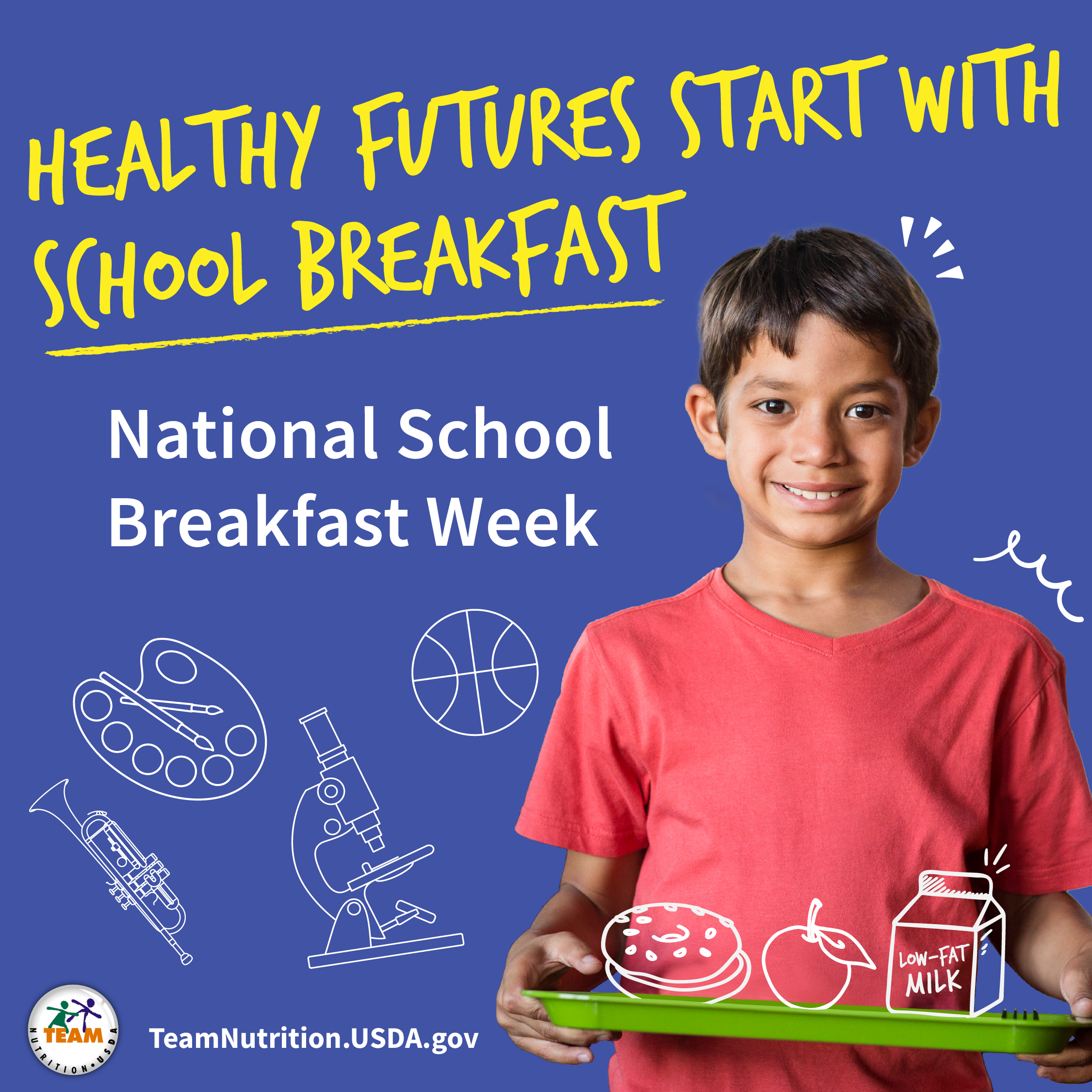 Healthy Futures Start with School Breakfast image