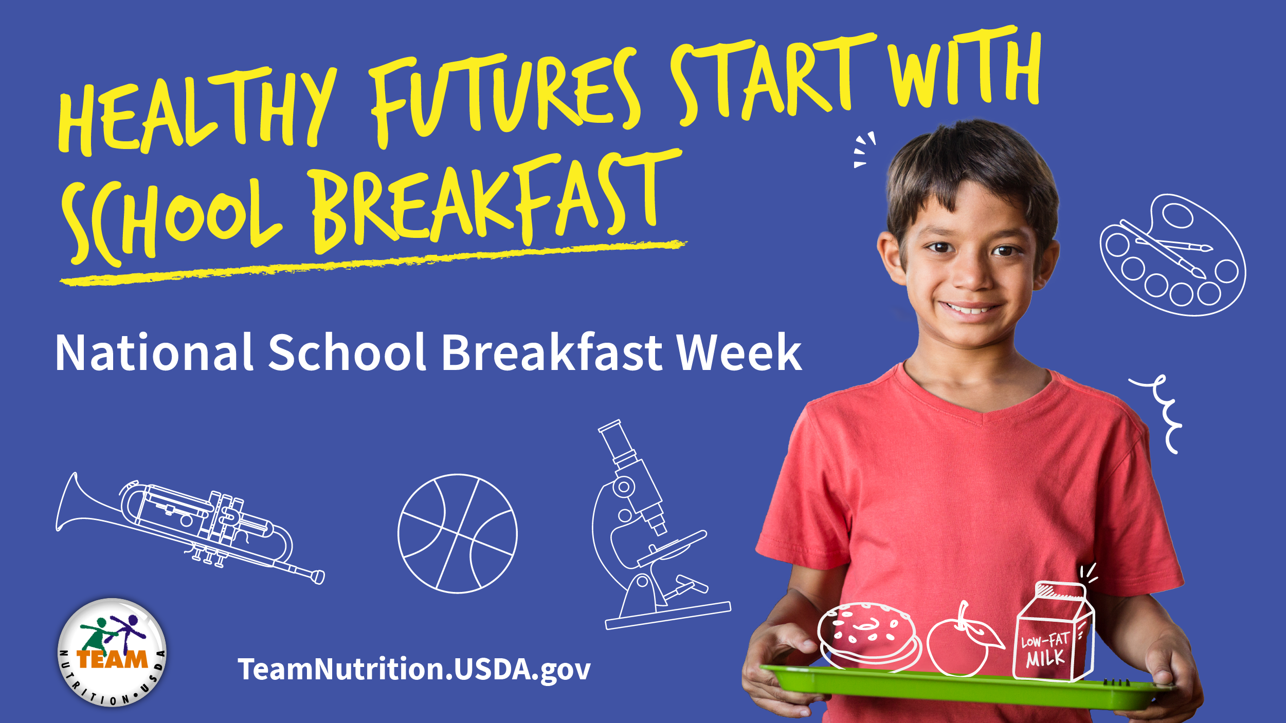 Healthy Futures Start with School breakfast image