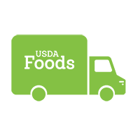USDA Foods truck icon