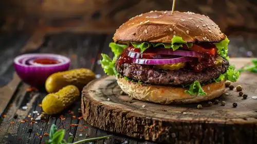 bison burger