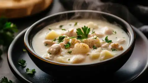 bowl of clam chowder