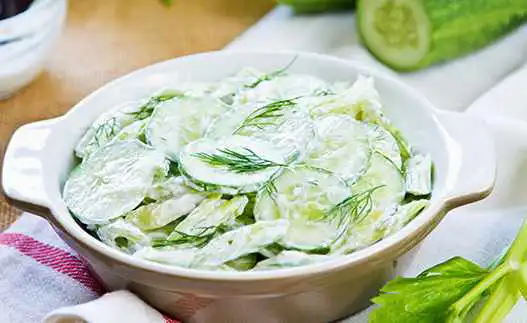 bowl of cucumber salad