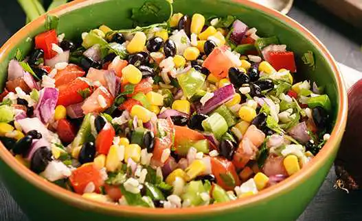 bowl of garden salsa