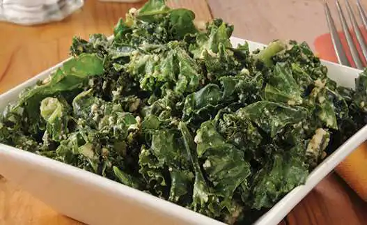 large bowl of kale