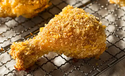 oven fried chicken leg