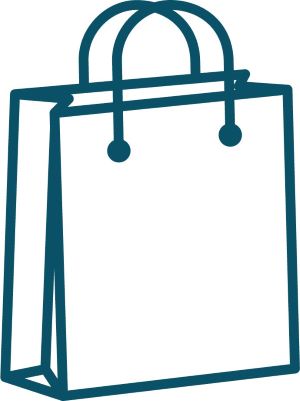 icon of a shopping bag