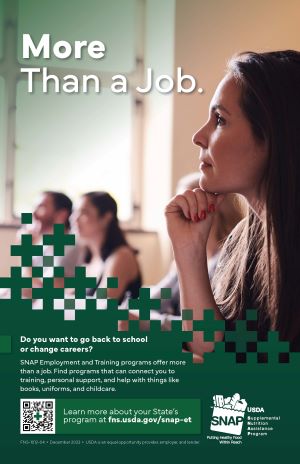 more than a job student poster
