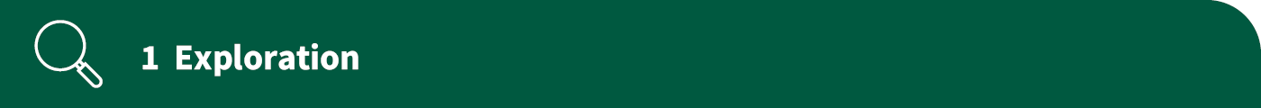 green rectangle for Exploring