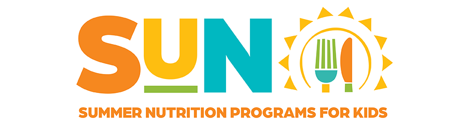 summer nutrition program for kids logo in color