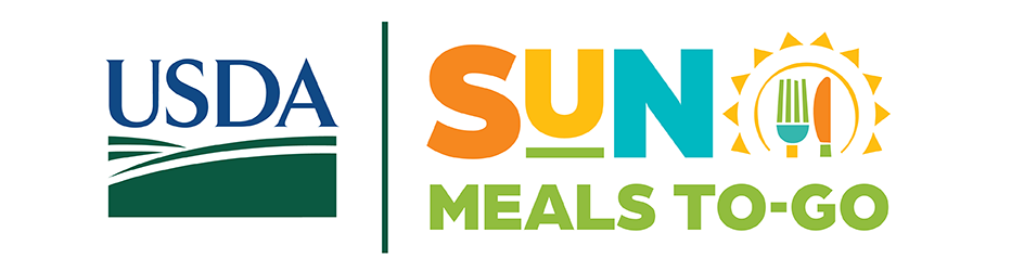 USDA Sun Meals to go logo in color