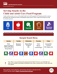 Serving Snacks in the CACFP 