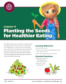 Lesson Four Planting the Seeds for Healthier Eating