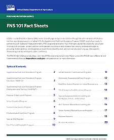 FNS 101 Fact Sheets