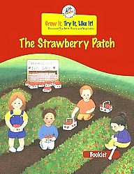 illustration of children picking strawberries