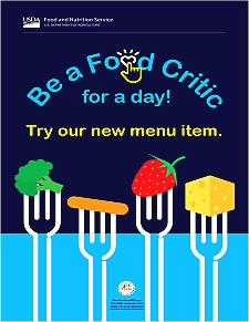 Be a food critic for a day! Try our new menu item