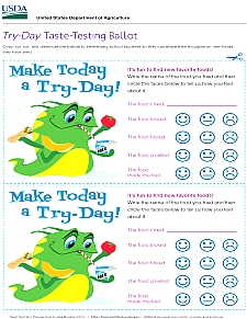 Try-Day Taste-Testing Ballot&nbsp;