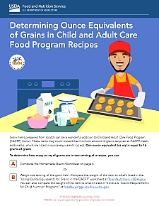 Determining Ounce Equivalents of Grains in CACFP Recipes