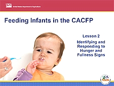 Feeding Infants Lesson 2 Image