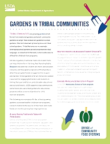 Gardens in Tribal Communities