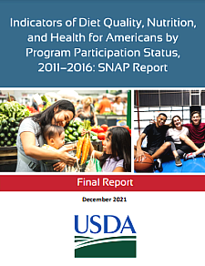 Indicators of Diet Quality, Nutrition, and Health for Americans by Program Participation Status, 2011–2016: SNAP Report Final Report