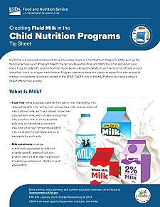 Milk Tip Sheet
