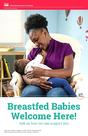Poster - Breastfed Babies Welcome Here
