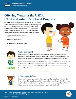  Offering Water in the USDA CACFP
