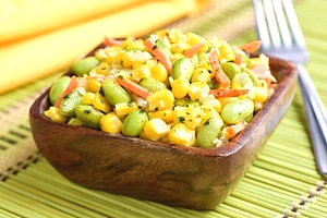 Corn and Edamame