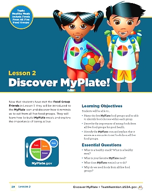 Lesson Two Discover MyPlate