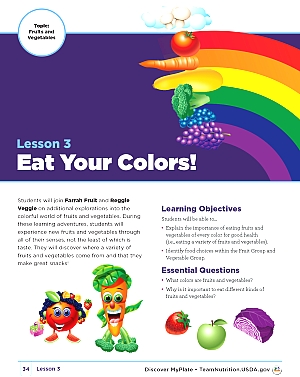 Lesson Three Eat Your Colors