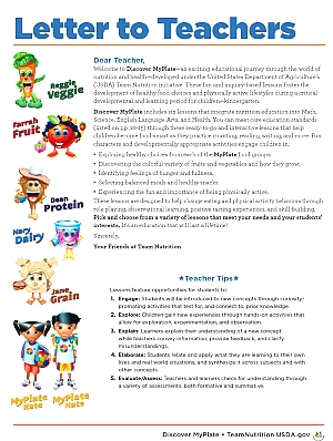 Letter to Teachers
