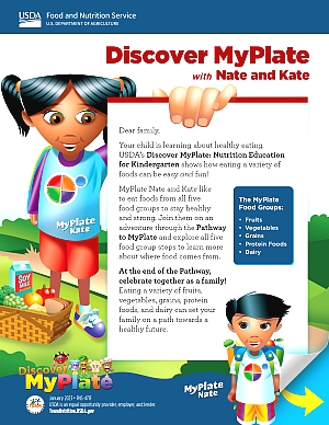 Discover MyPlate with Nate and Kate parent handout