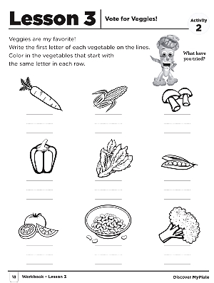 Lesson 3 Vote for Veggies