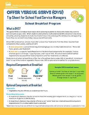 ovs breakfast tip sheet