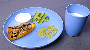 Taco-Seasoned Stuffed Pepper