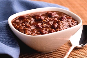 bowl of vegetable chili
