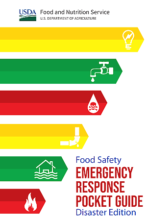 screenshot of the cover of the Food Safety Emergency Response Pocket Guide Disaster Edition