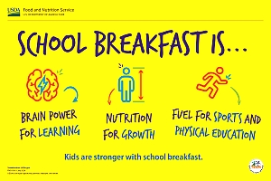 Team Nutrition School Breakfast Poster