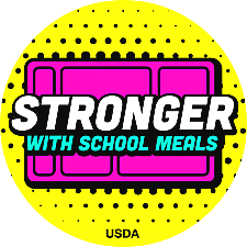Stronger with School Meals Educational Materials Sticker 1