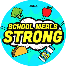 Stronger with School Meals Educational Materials Sticker 5
