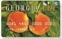 SNAP program card