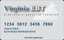 SNAP program card